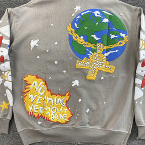 Moletom Vertabrae “Cosmic” ( Cinza )
