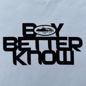 Camisa Corteiz x BBK “Better you know” ( Branca )