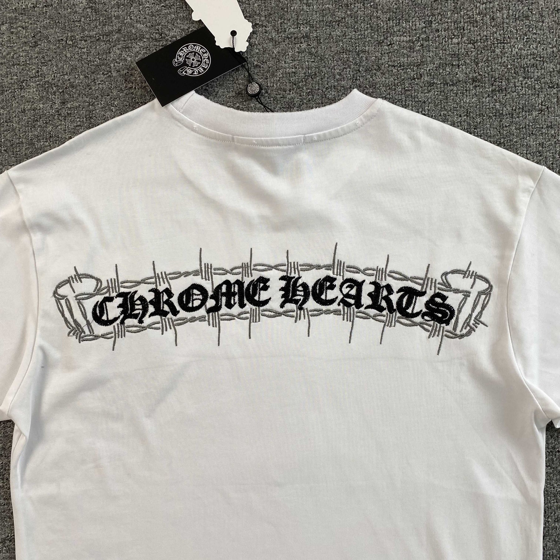 Camisa Chrome Hearts “Spine” ( Branca )