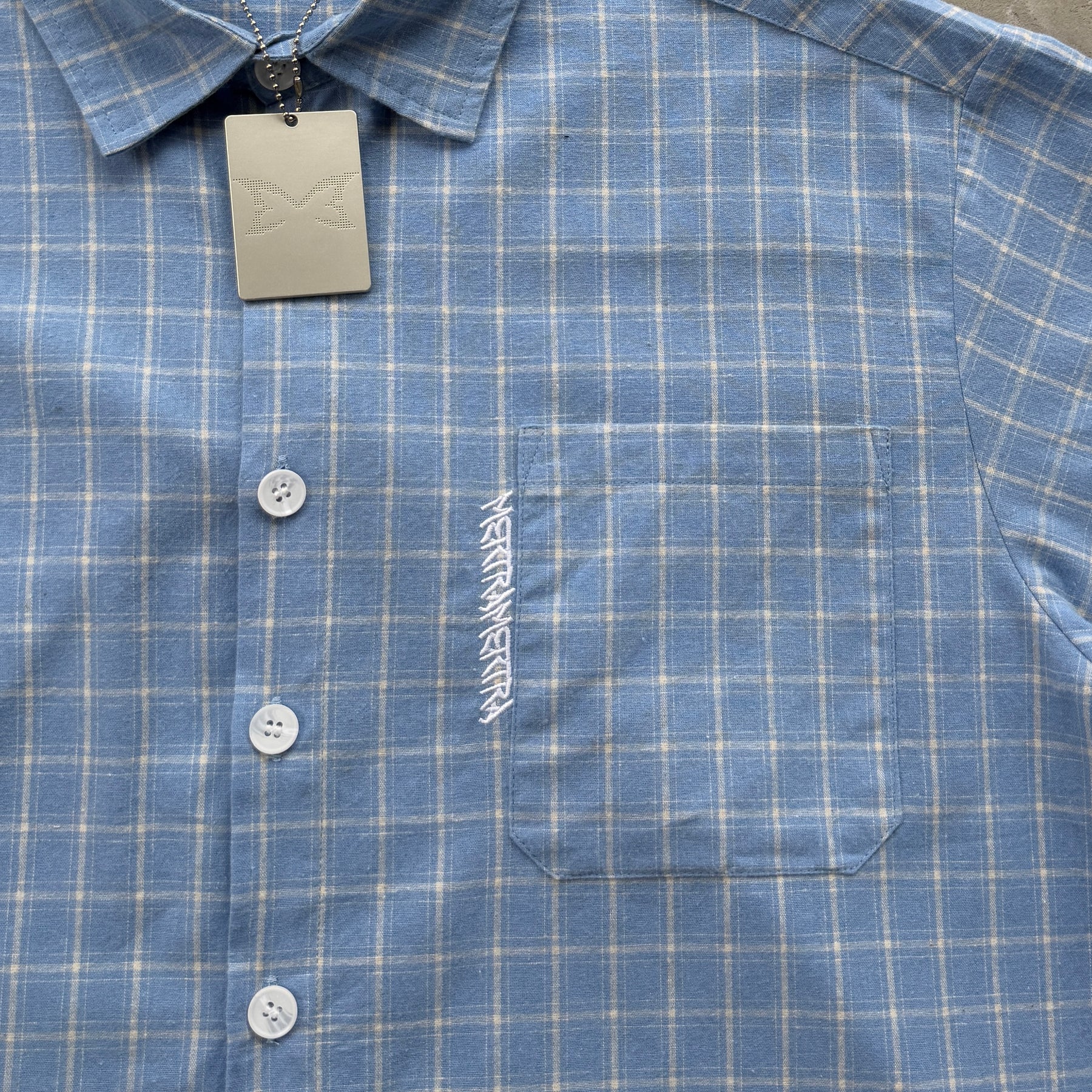 Camisa Mertra “Plaid Shirt” ( Azul )