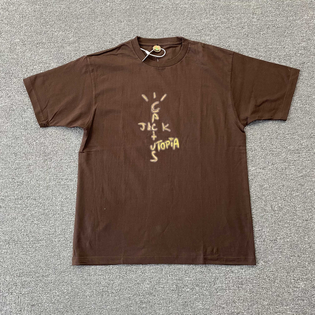 Camisa Cactus Jack ”Jack's Topia” ( Marrom )