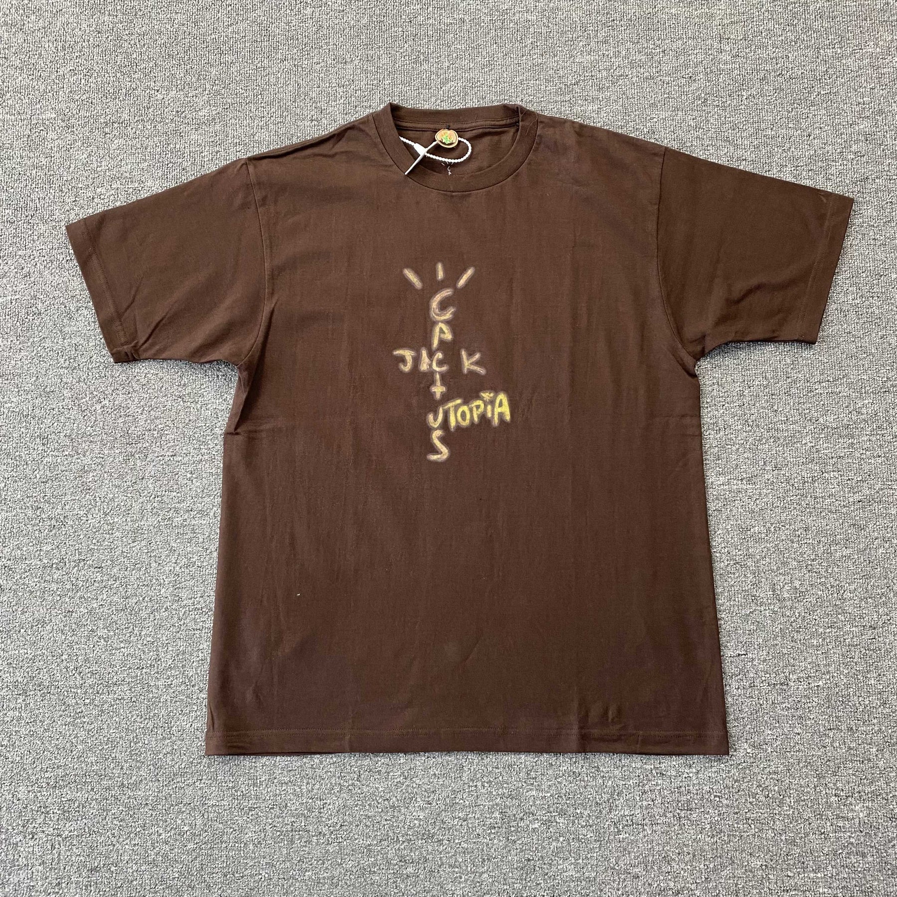 Camisa Cactus Jack ”Jack's Topia” ( Marrom )