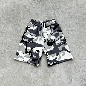 Conjunto Corteiz “Island Puff Print” (Artic Camo)