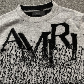 Sueter Amiri “Staggered Gradiant Crewneck”