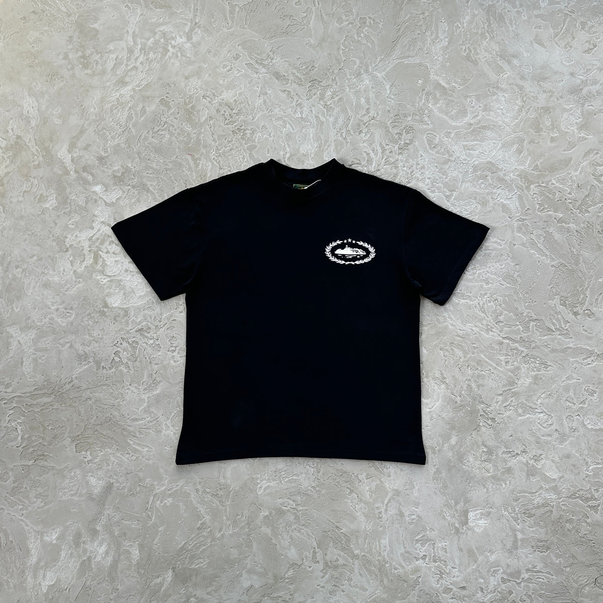 Camisa Corteiz “Royale Heavyweight” ( Preta Com Branco )