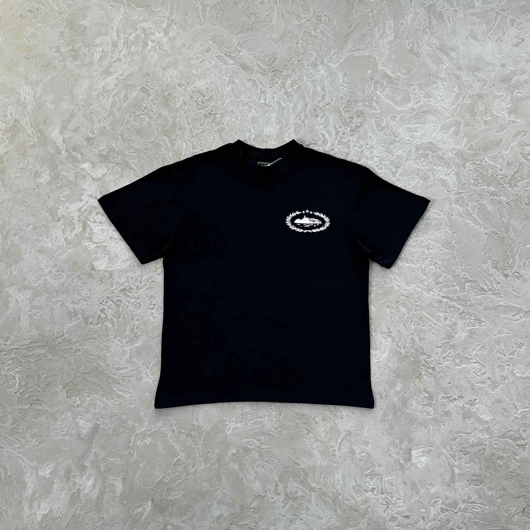 Camisa Corteiz “Royale Heavyweight” ( Preta Com Branco )