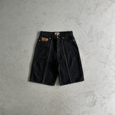 Shorts Corteiz “Denim Genes ” ( Preto )