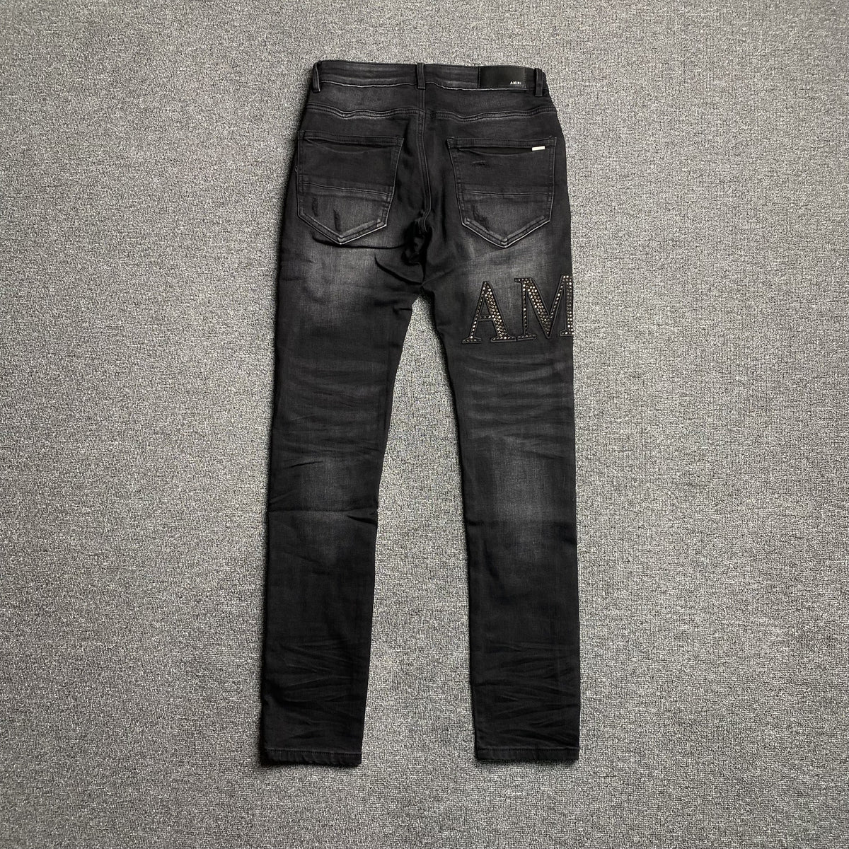Calça Amiri “Crystal Bleached Indigo” ( Preta )