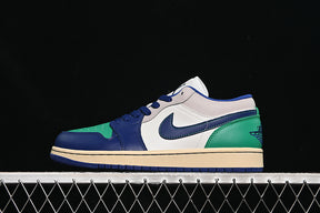 Air Jordan 1 Low “Low Sail Stadium Green Neutral Grey Deep Royal Blue”
