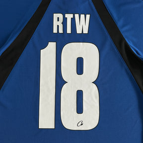 Camisa Corteiz ”Panel” ( Preta Com azul )