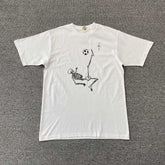 Camisa Cactus Jack “Football Skeleton” ( Branca )