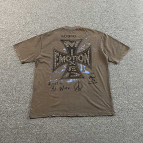 Camisa Mixed Emotion “Friends” ( Marrom )