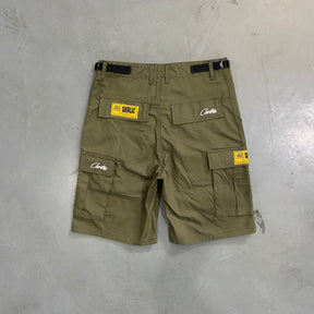 Shorts Corteiz “Mula Guerilla” ( Verde Com Branco )