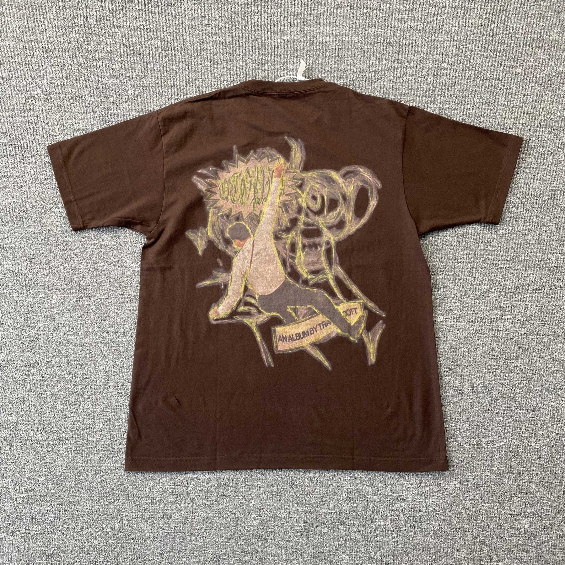 Camisa Cactus Jack ”Jack's Topia” ( Marrom )