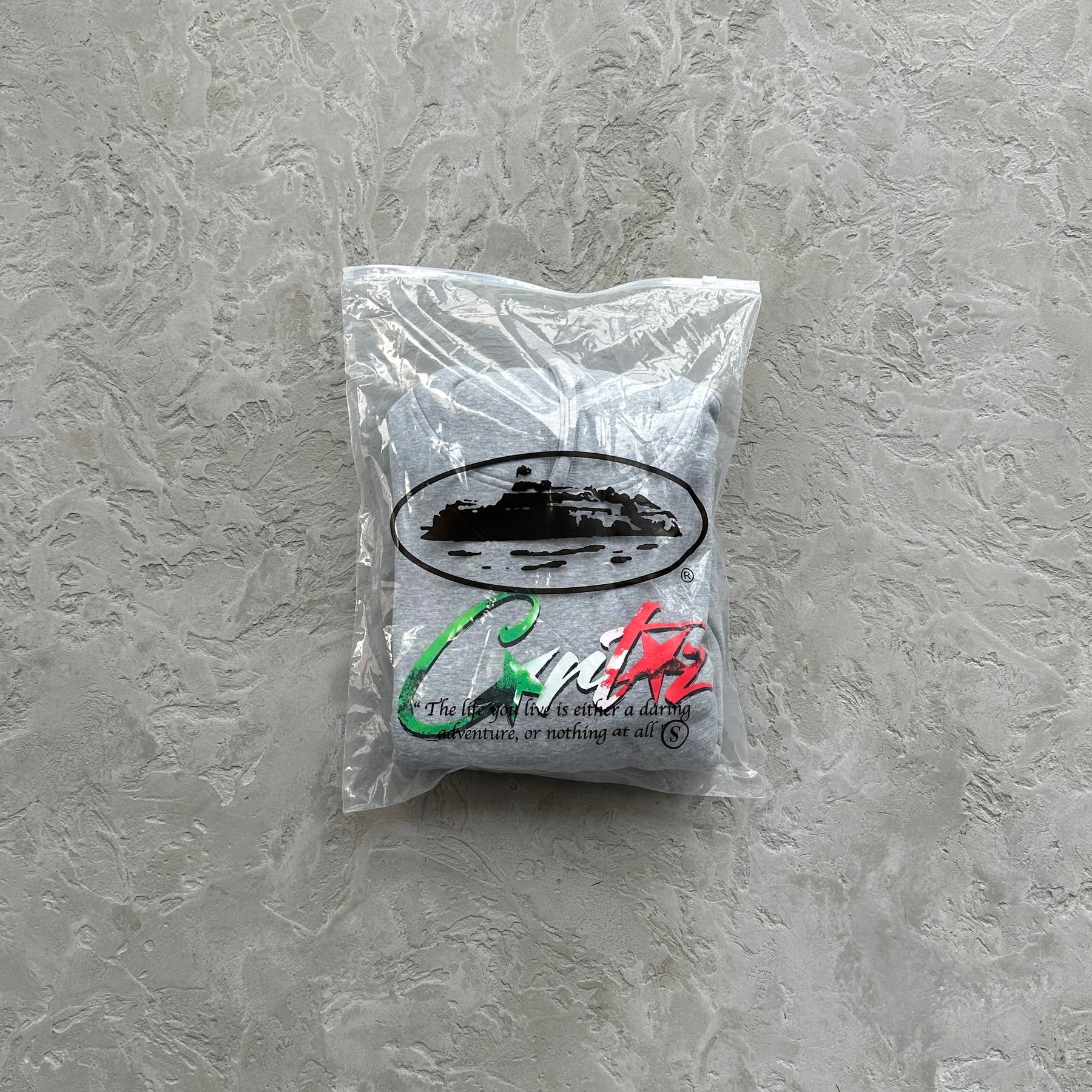 Moletom Corteiz “Italia” ( Cinza )