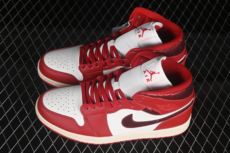 Air Jordan 1 High “Red Cracked Leather”