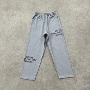 Conjunto Corteiz “HMP Stencil crewneck” ( Cinza )