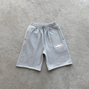 Shorts Corteiz “Island Puff Print” ( Cinza )