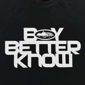 Camisa Corteiz x BBK “Better you know” ( Preta )