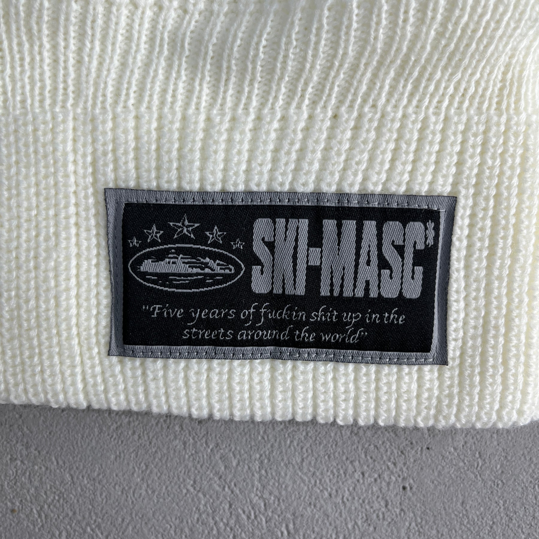 Balaclava Corteiz “5th Anniversary” ( Branca )