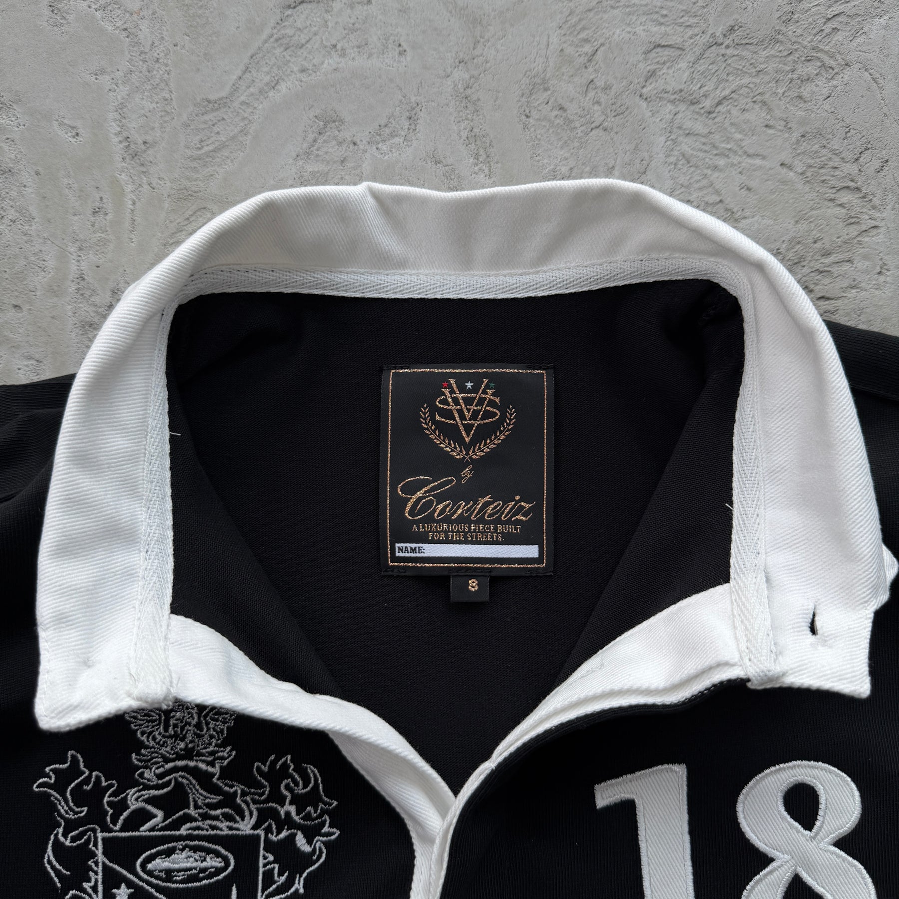 Sueter Corteiz “Paneled Rugby” ( Preto )