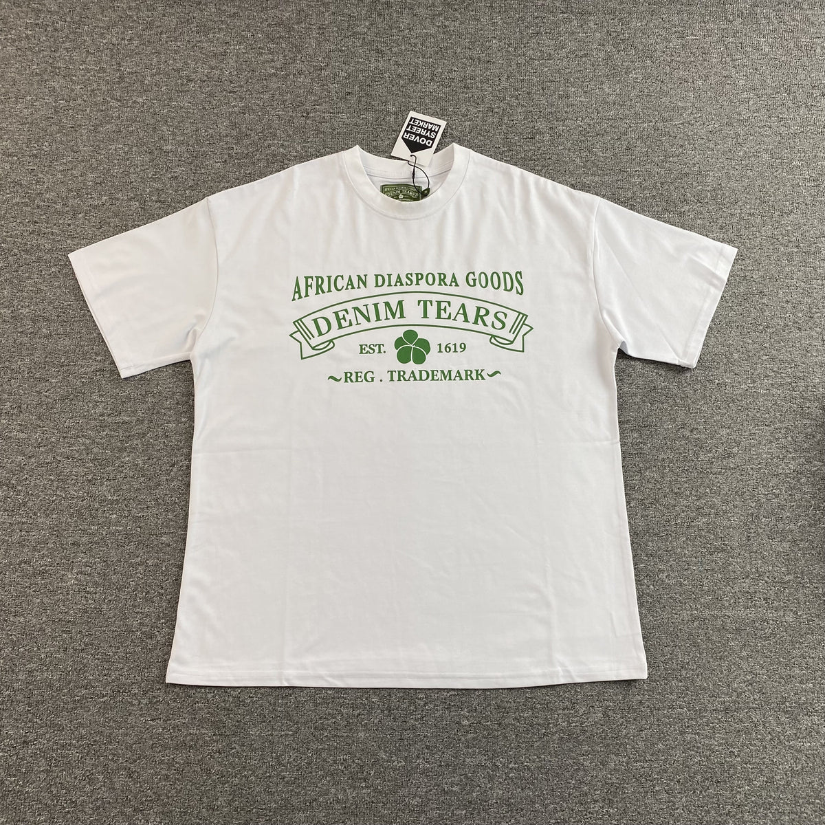 Camisa Denim Tears “African Diaspora Goods” ( Branca )