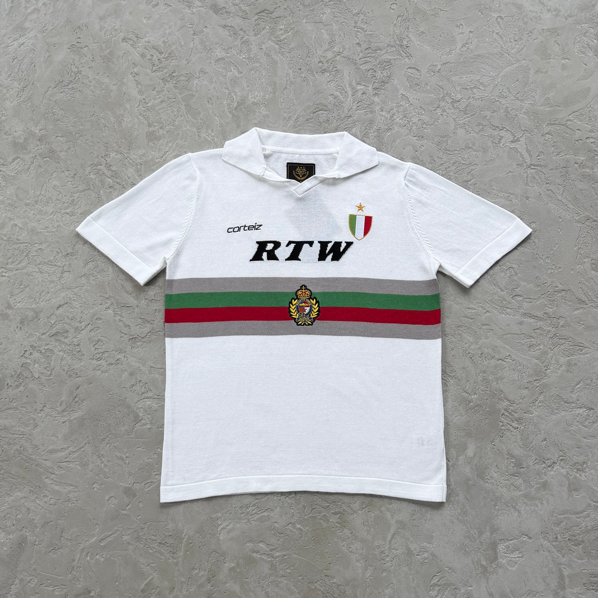 Camisa Jersey Corteiz “A Knit Jersey” ( Branca )
