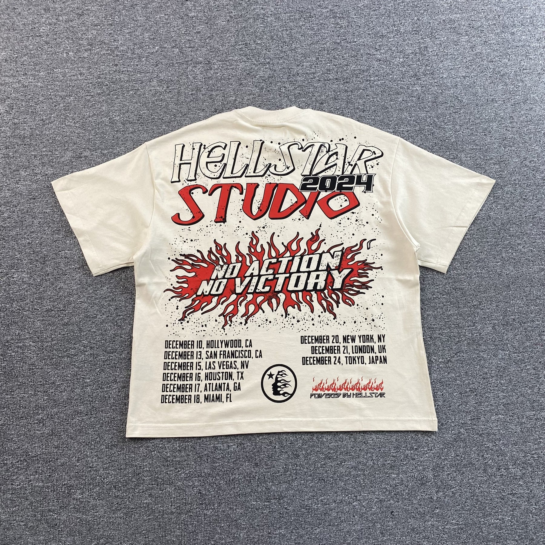 Camisa Hellstar  "Cranium Cream”