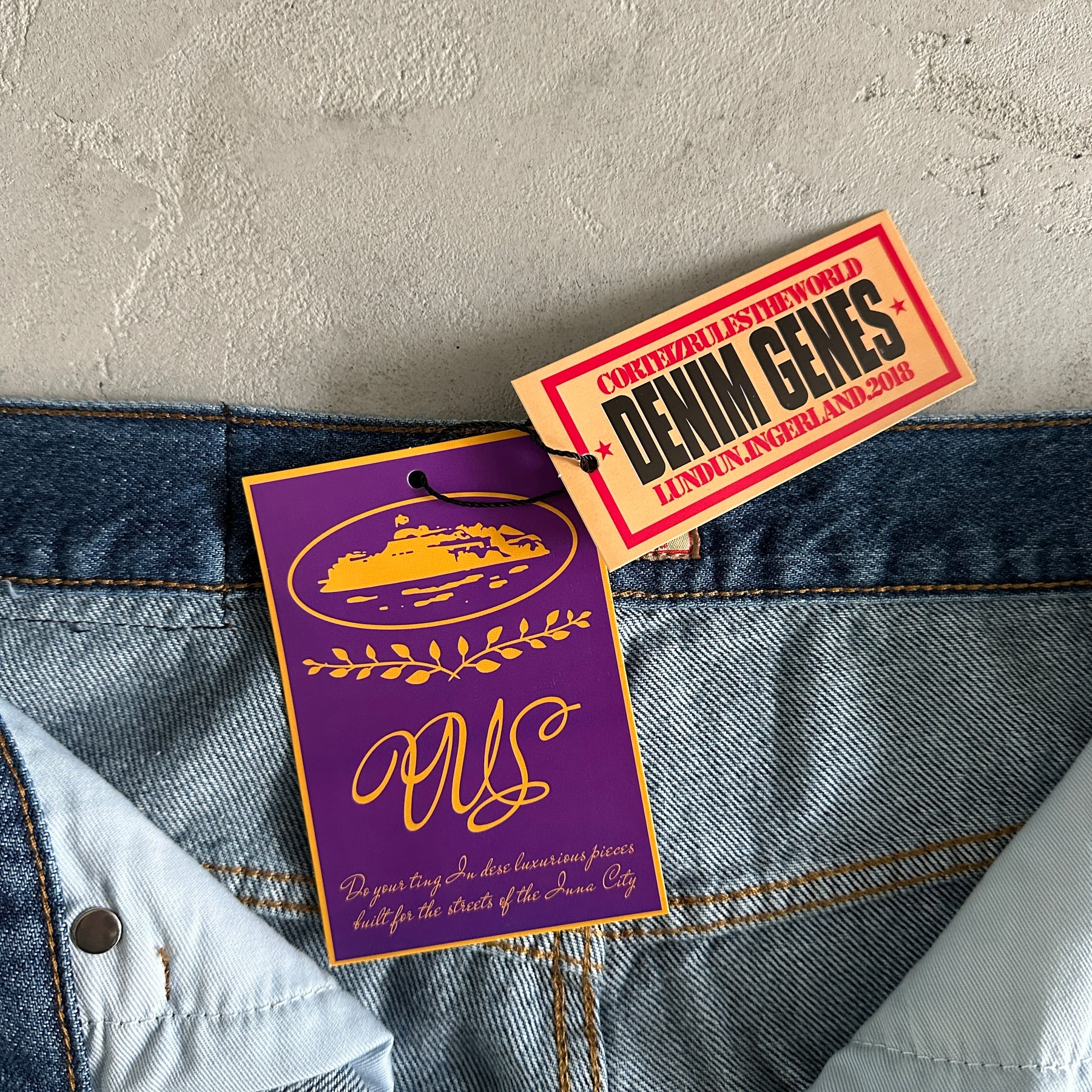 Calça Corteiz “C-Star” ( Cinza )