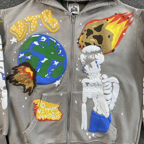 Moletom Vertabrae “Cosmic” ( Cinza )