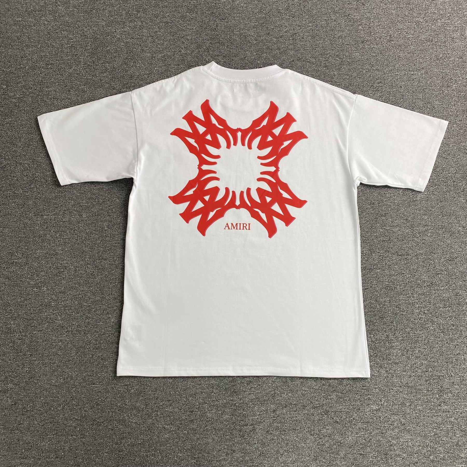 Camisa Amiri “Red Ma Quad T” ( Branca e Vermelha )