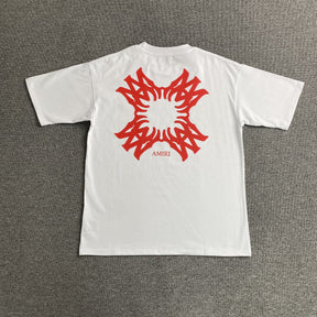 Camisa Amiri “Red Ma Quad T” ( Branca e Vermelha )