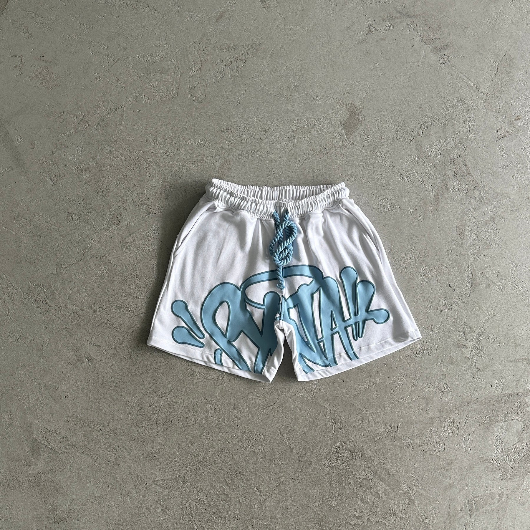 Conjunto Syna World Verão ( Branco e Azul )