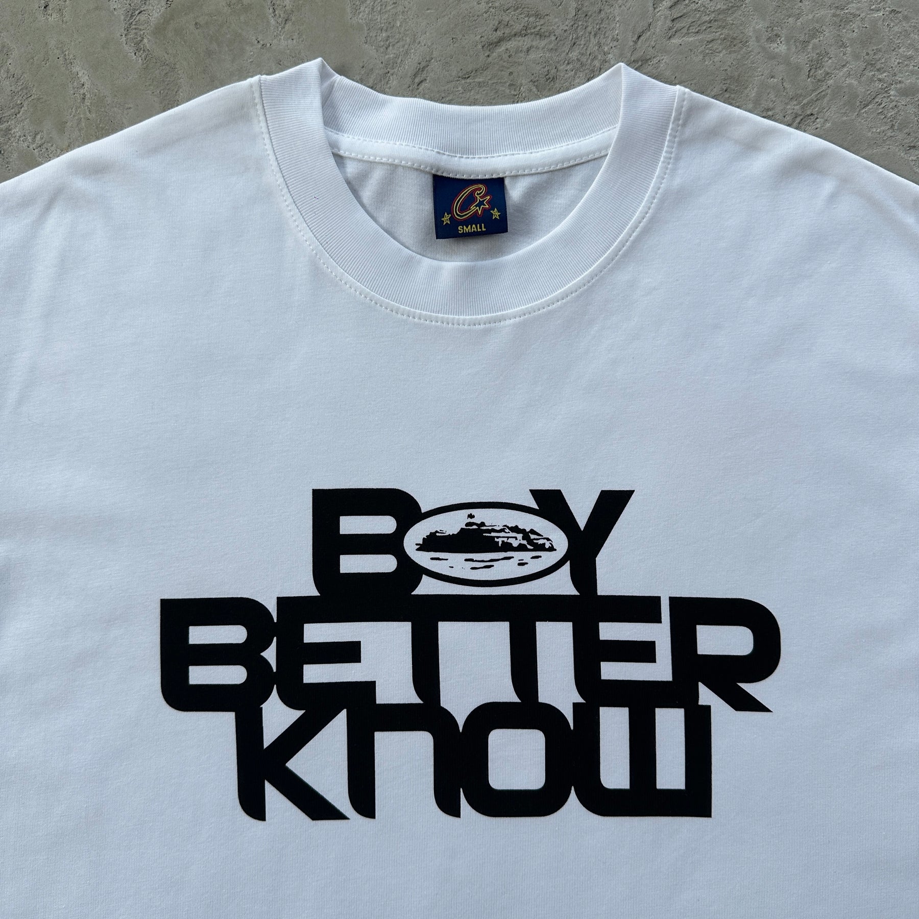 Camisa Corteiz x BBK “Better you know” ( Branca )
