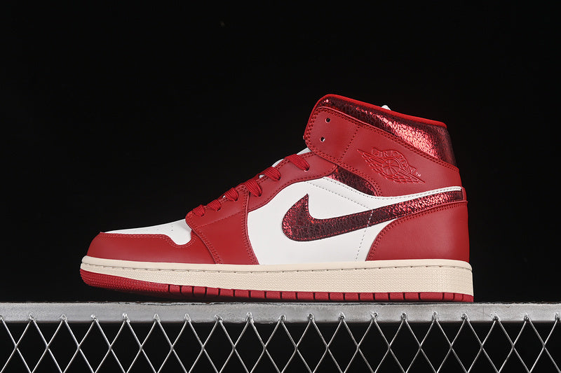 Air Jordan 1 High “Red Cracked Leather”