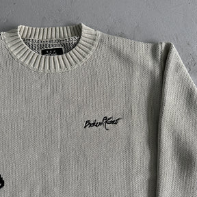 Sueter Broken Planet “Knit sweater forest” ( Branco )