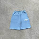 Shorts Corteiz “Island Puff Print” ( Azul Claro )