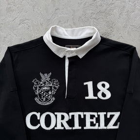Sueter Corteiz “Paneled Rugby” ( Preto )