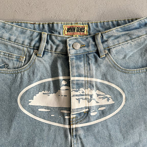 Jorts Corteiz “Cr Island” ( Cinza )