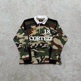Sueter Corteiz “Paneled Rugby” ( Verde Militar )