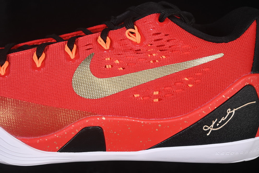 Nike Kobe 9 “University Red Metallic Gold”