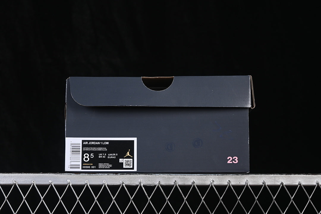 Air Jordan 1 Low "Iced Carmine”