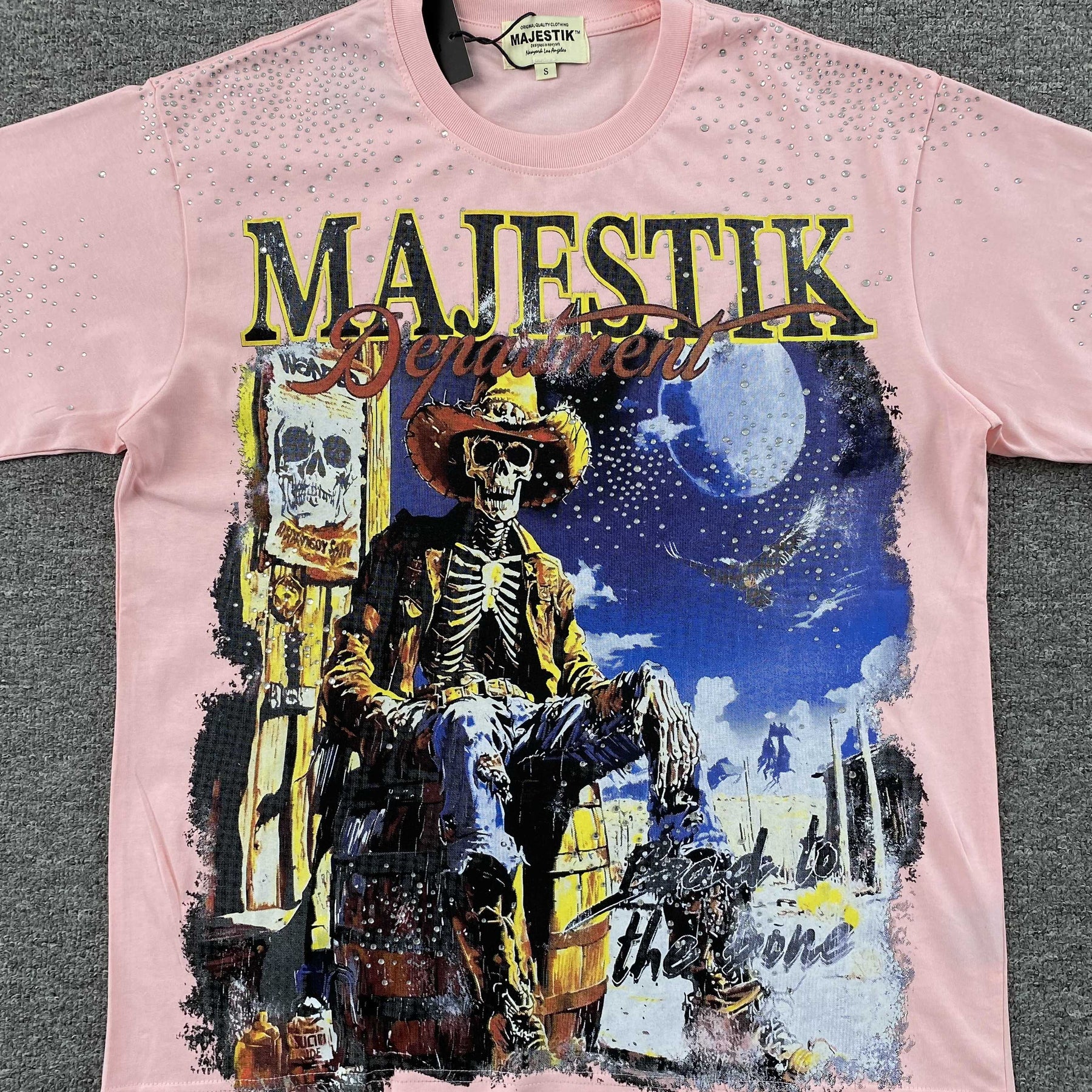 Camisa Majestik “Skull Cowboy”