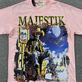 Camisa Majestik “Skull Cowboy”