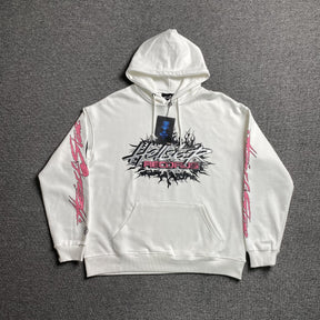 Moletom Hellstar “Glitter Zip Up” ( Branca )