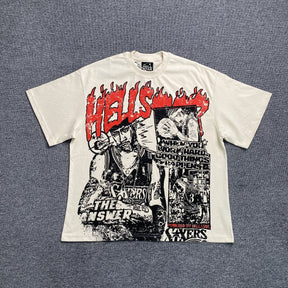 Camisa Hellstar “Basketball” ( Off White )