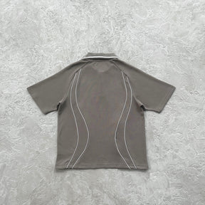 Conjunto Corteiz “Island Pique Polo Set” ( Cinza )