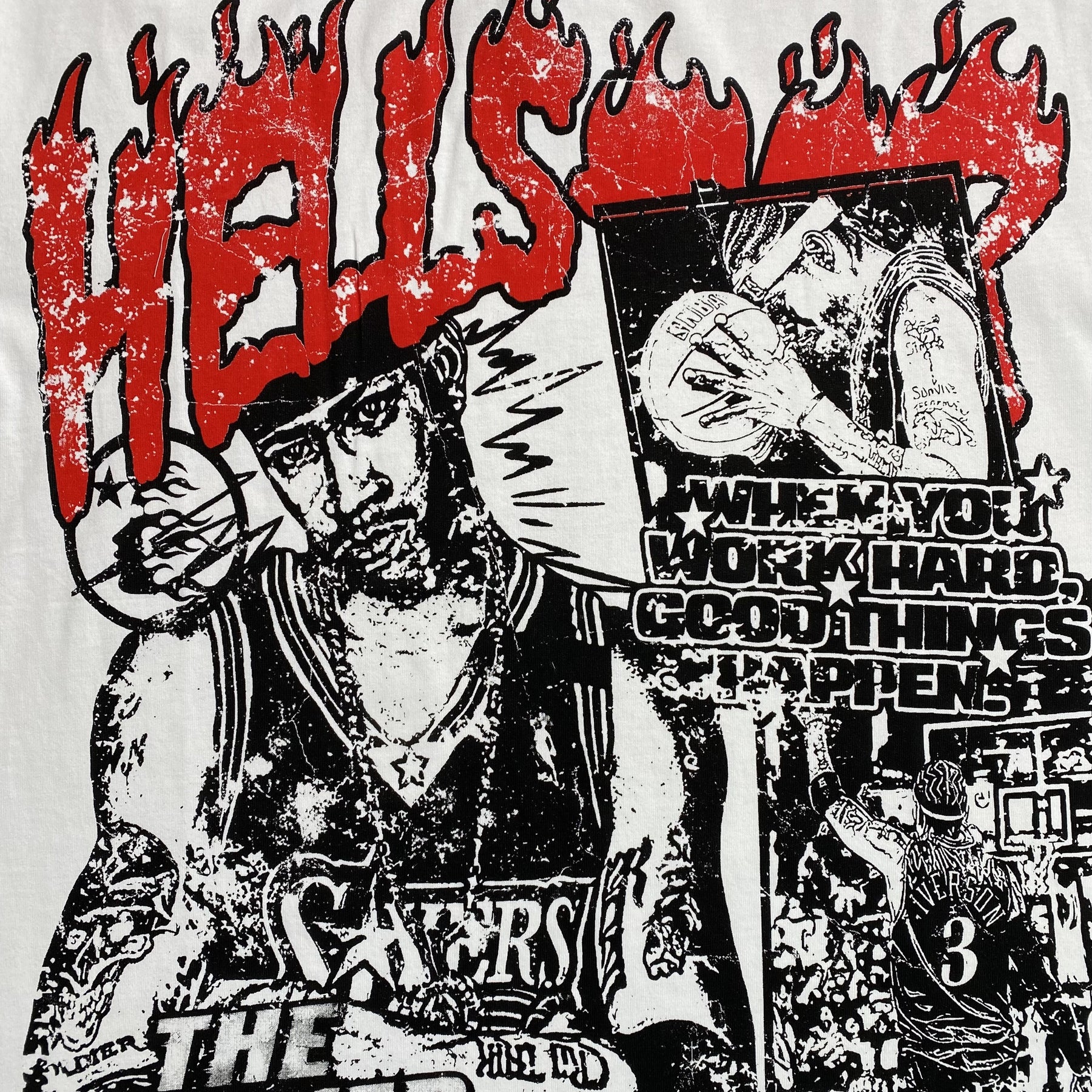 Camisa Hellstar “Basketball” ( Branca )