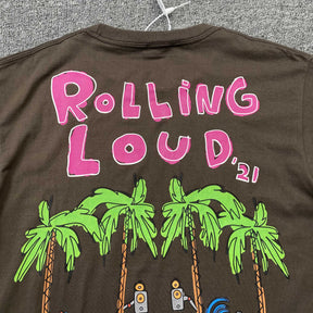 Camisa Cactus Jack “Lets Get Weird” ( Marrom )