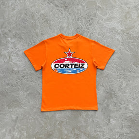 Camisa Corteiz “Virgil” ( Laranja )